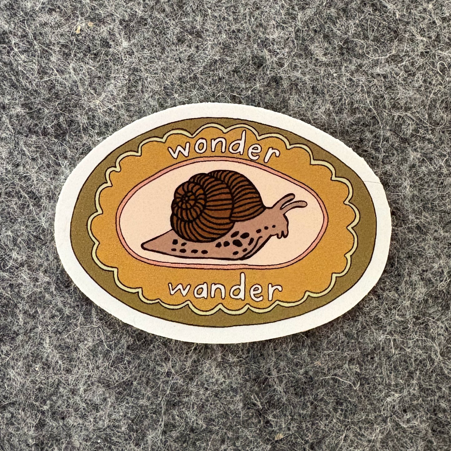 Wonder Wander Snail Sticker