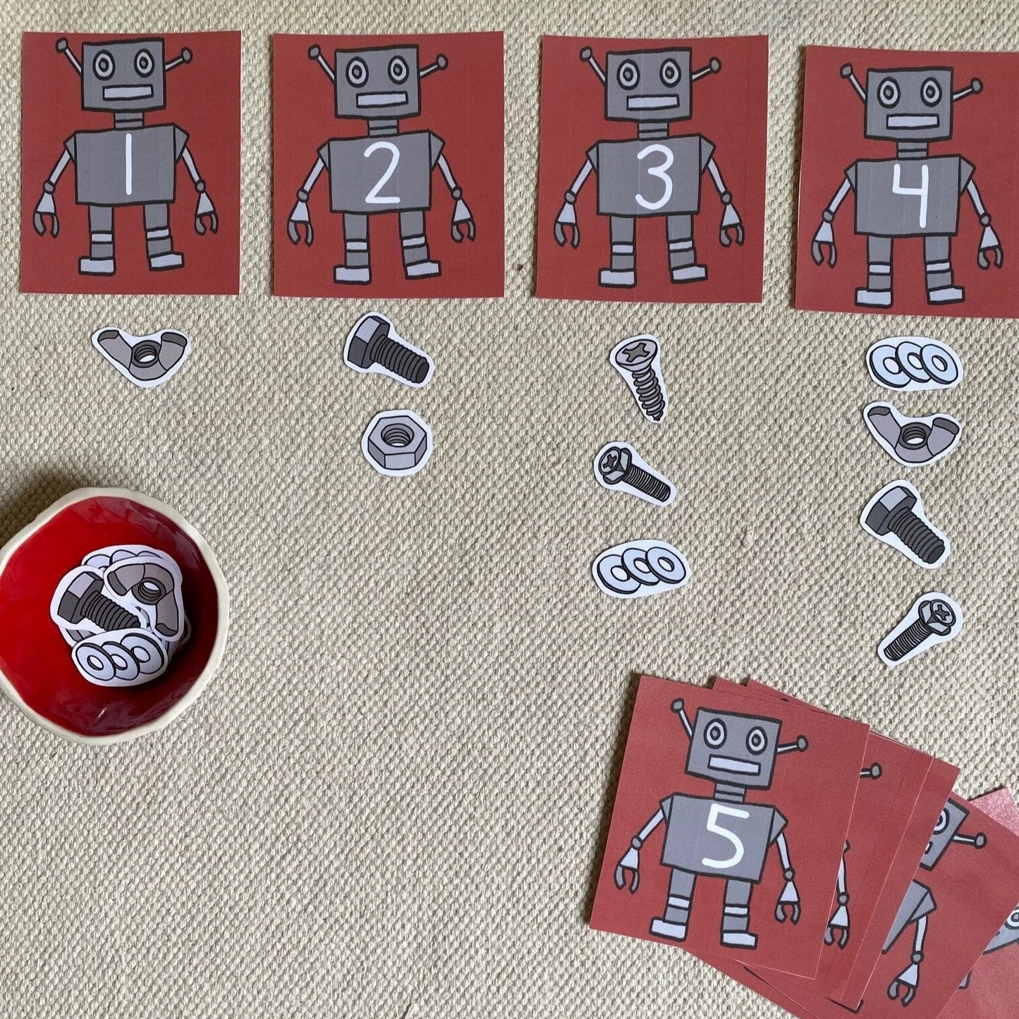 Robot Cards and Counters