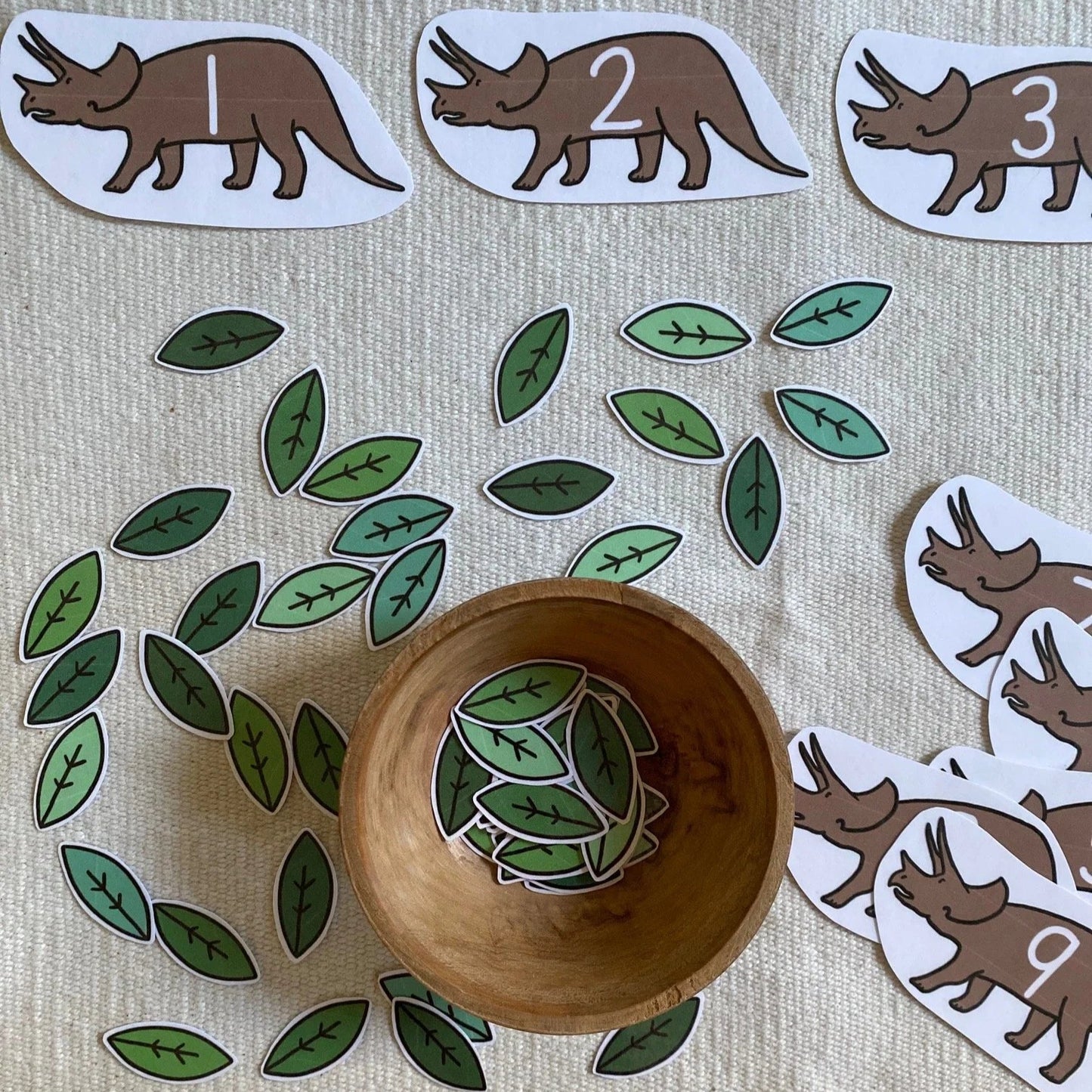 Dinosaur Cards and Counters