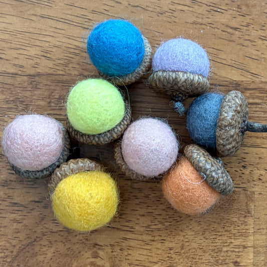 Tonging Felt Acorns Activity