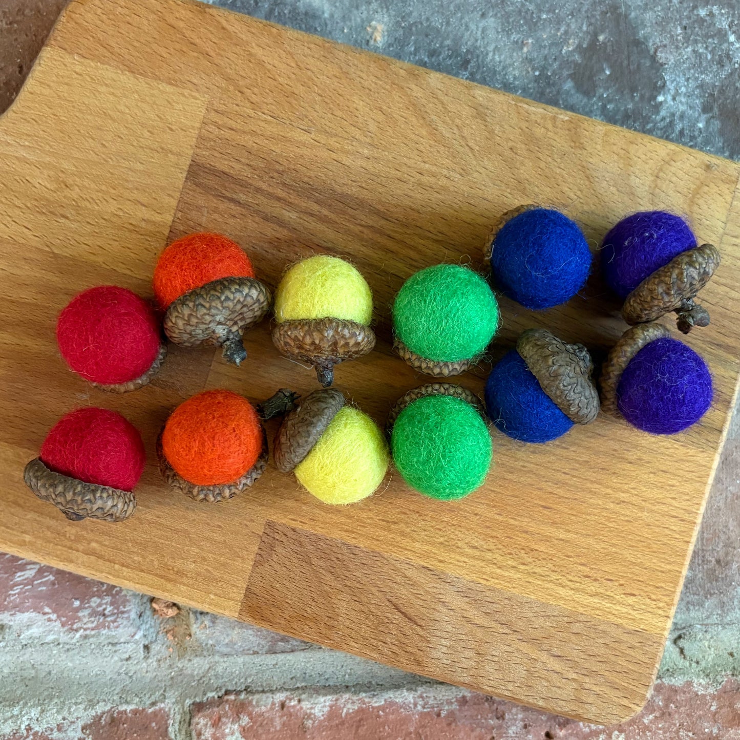 Felt Acorns