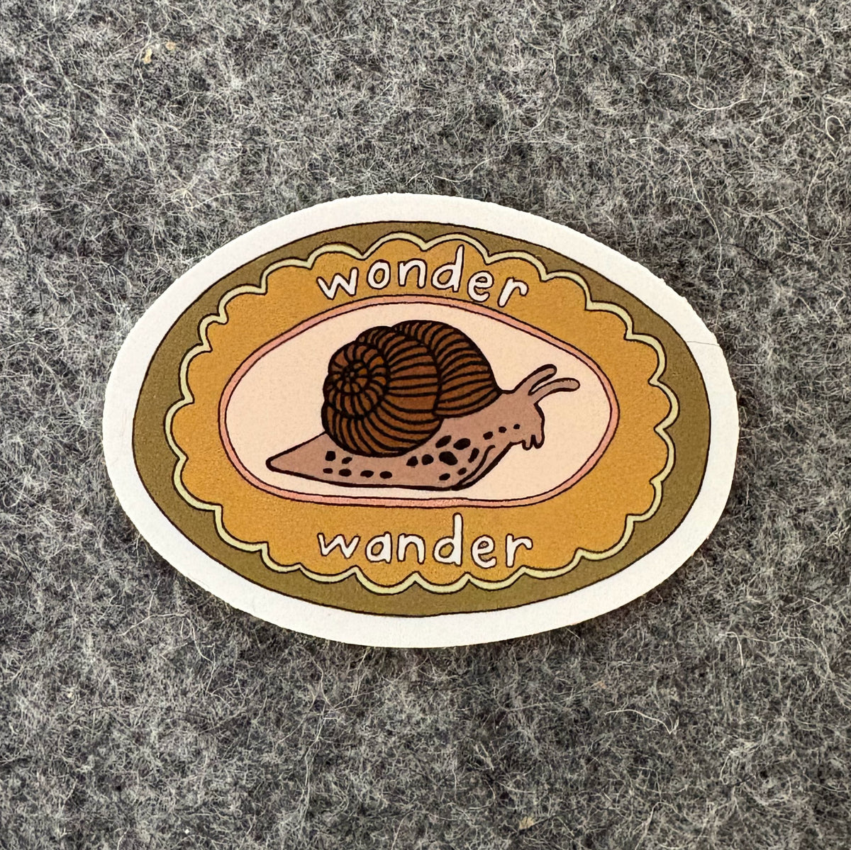 Wond Sticker Wonder Wander Snail Sticker – Crafting Your Classroom