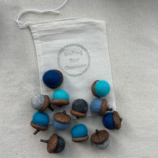 Felt Acorns