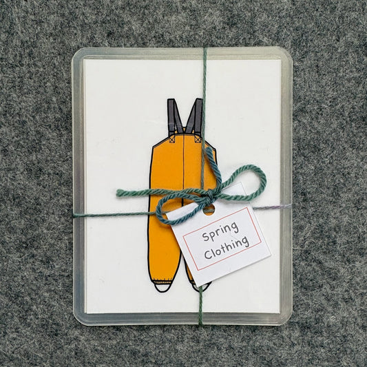 Toddler Spring Clothing Cards
