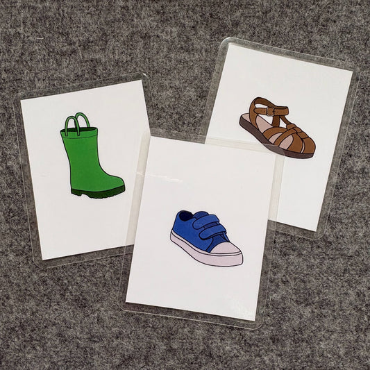 Toddler Shoe Cards PDF