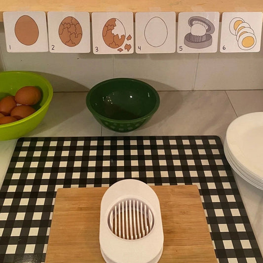 Egg Peeling and Slicing
