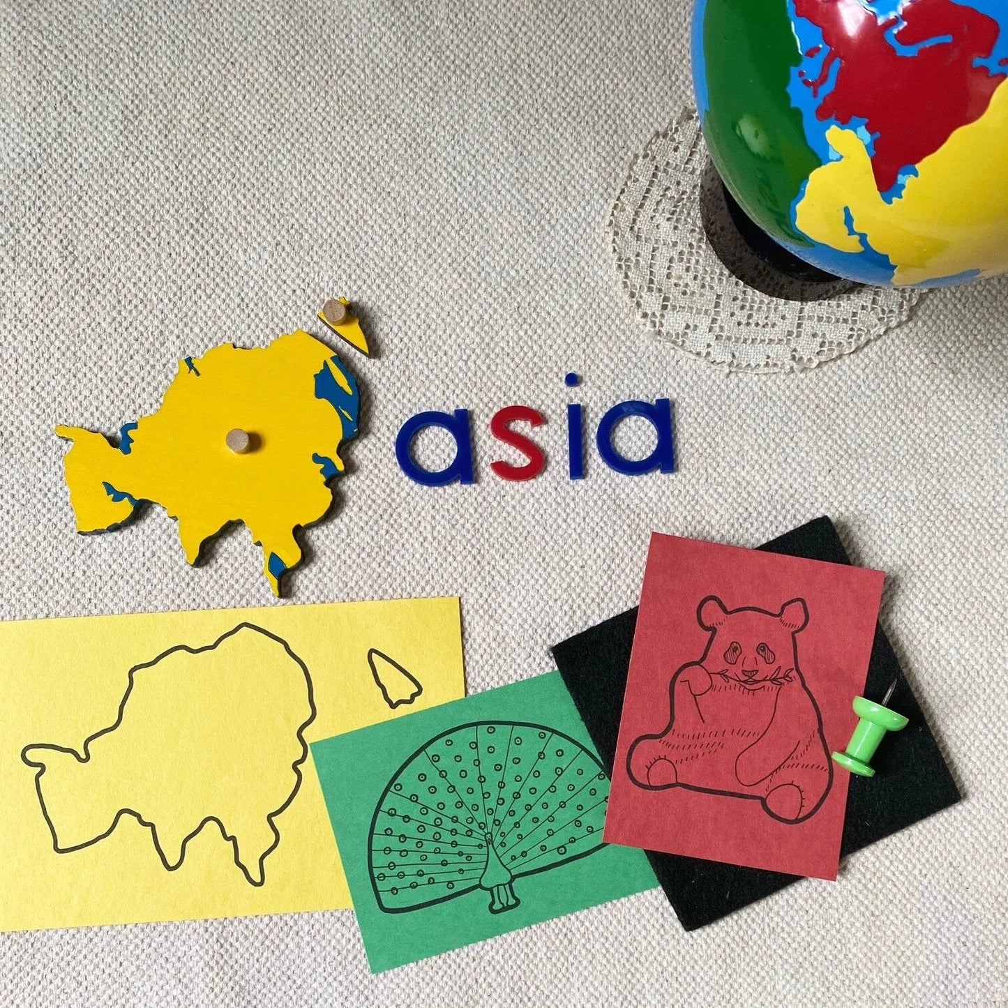 Seven Continents Pin Poking