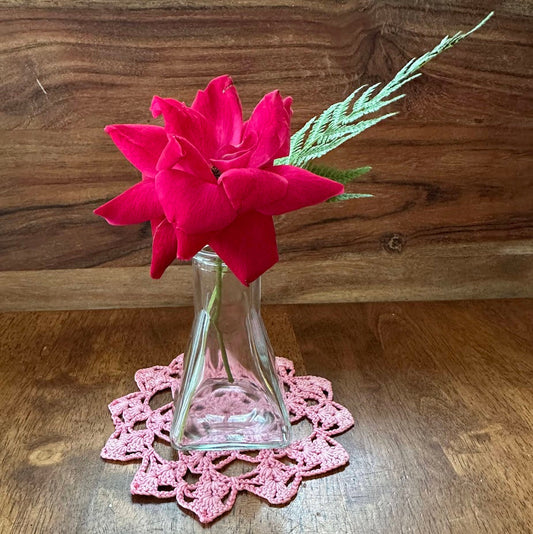 Toddler Vase and Doily