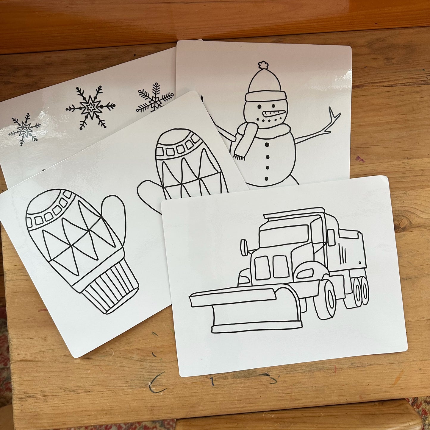 Snow Picture Tracing