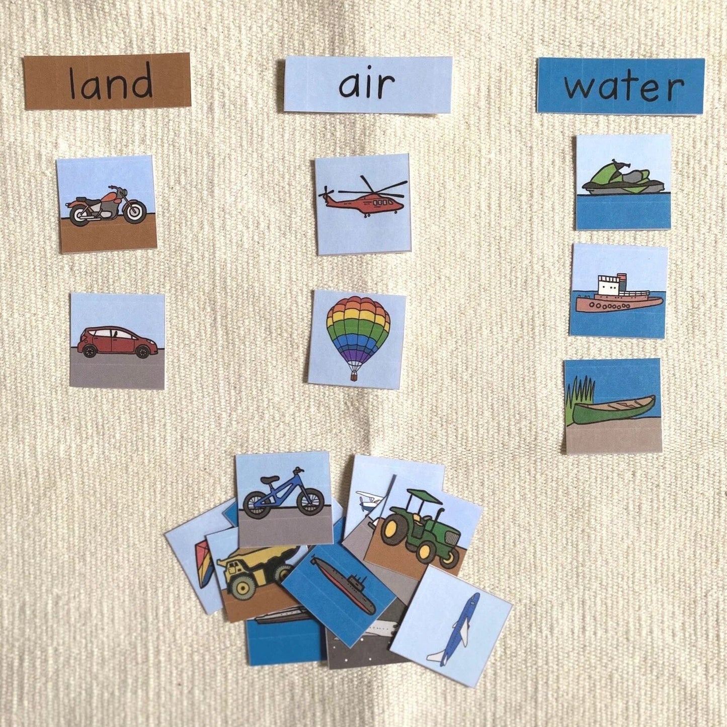 Vehicle Sorting – Crafting Your Classroom