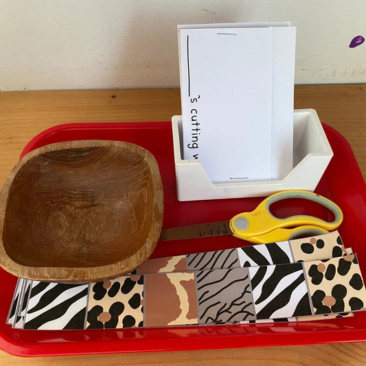 Animal Prints Cutting Activities