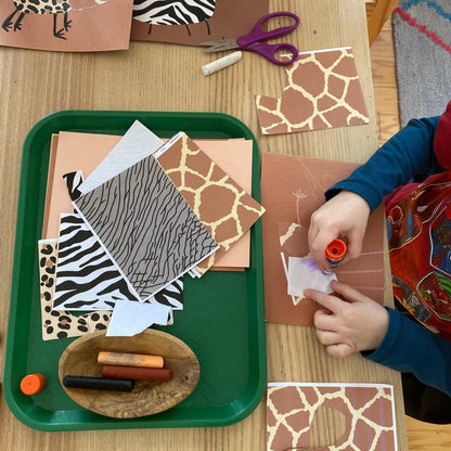 Animal Prints Cutting Activities