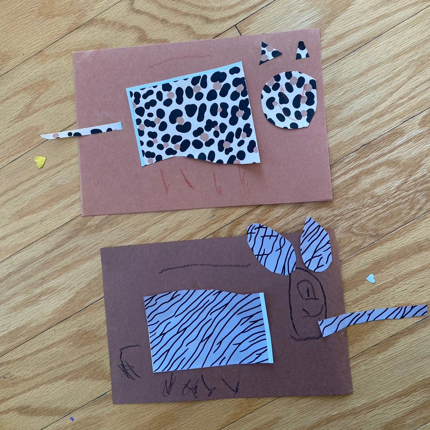 Animal Prints Cutting Activities