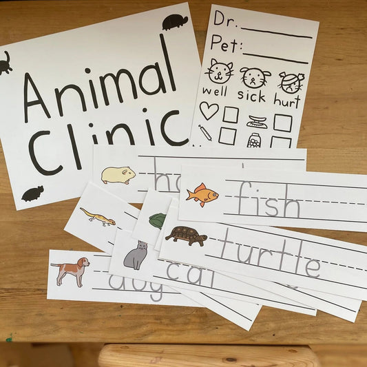 Montessori All About Pets Extensions Bundle