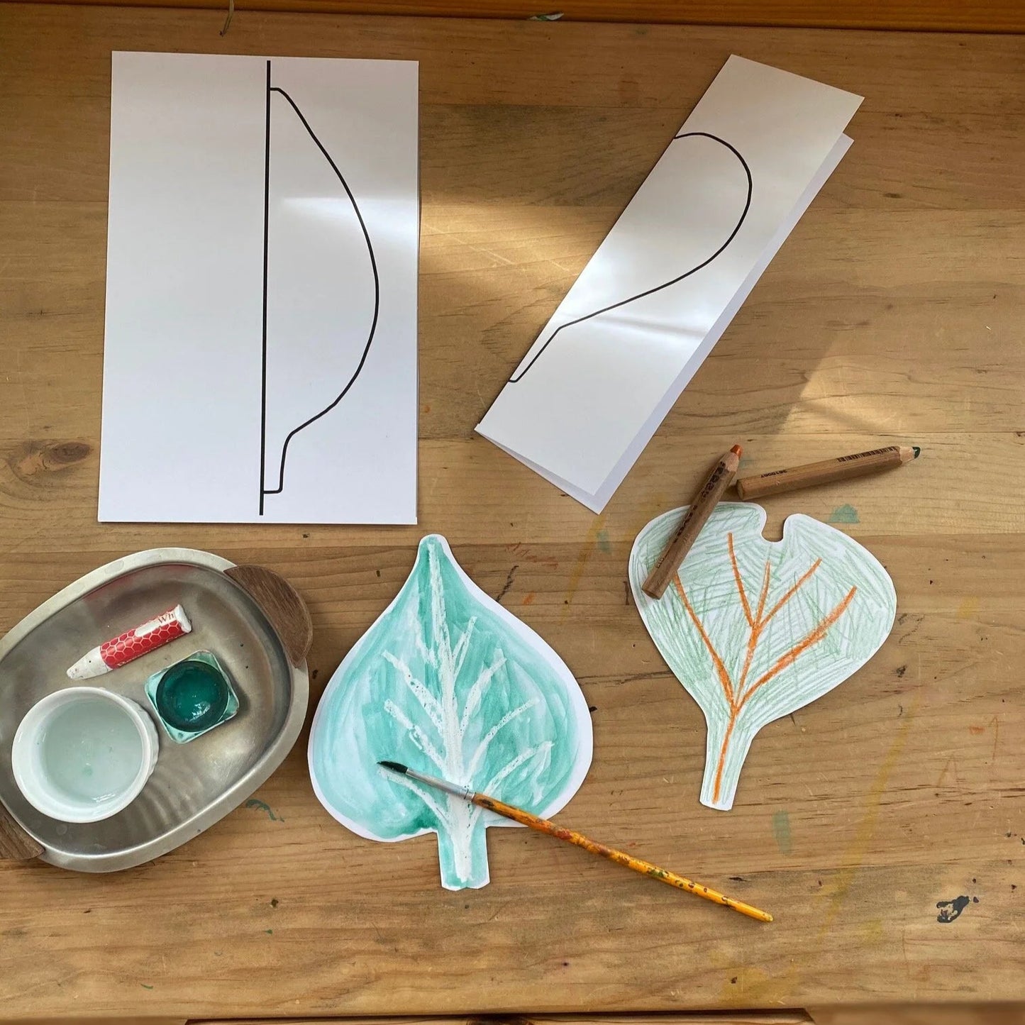 Leaf Symmetry Cutting