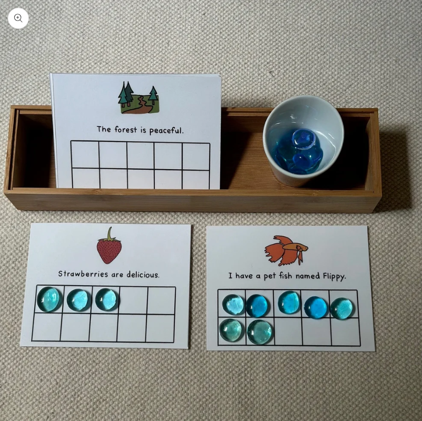 Word Counting Cards
