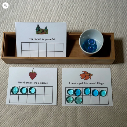 Word Counting Cards