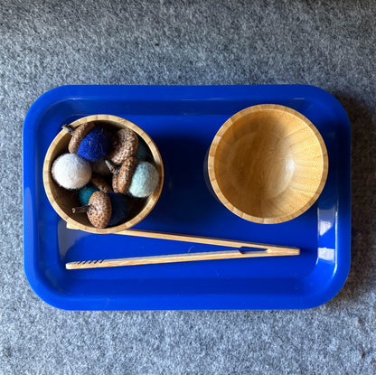 Tonging Felt Acorns Activity